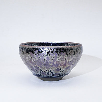 Tenmoku Tea Bowl JianZhan Teacup Handcrafted Magnolia General Cup