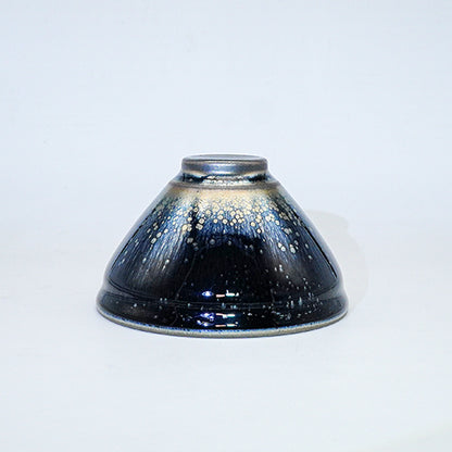 Handmade Starry Skimmer Cup Jianzhan Tea Cup Tenmoku Tea Bowl