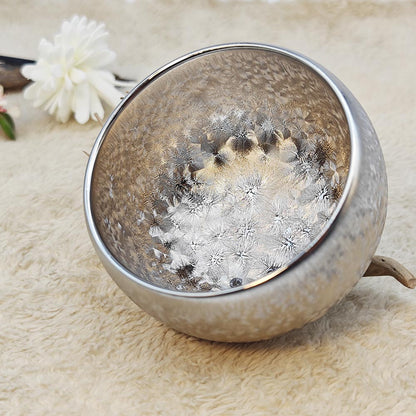 Silvery Frosted Jianzhan Tenmoku TeaCup Tasting Cup Tea Bowl