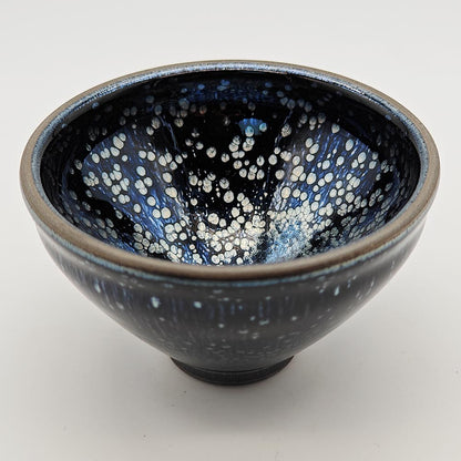 Blue Starry Night Sky Jianzhan Tenmoku TeaCup Tasting Cup Tea Bowl