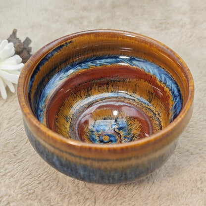 Van Gogh Style Jianzhan Tenmoku TeaCup Tasting Cup Tea Bowl