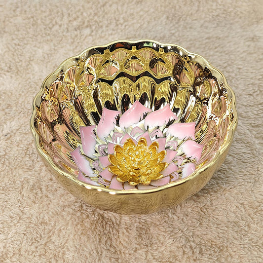 Golden Lotus Flower Jianzhan Tenmoku TeaCup Tasting Cup Tea Bowl