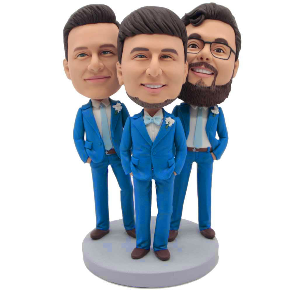 Personalized Groomsmen Gift, Customized Groomsman Bobbleheads