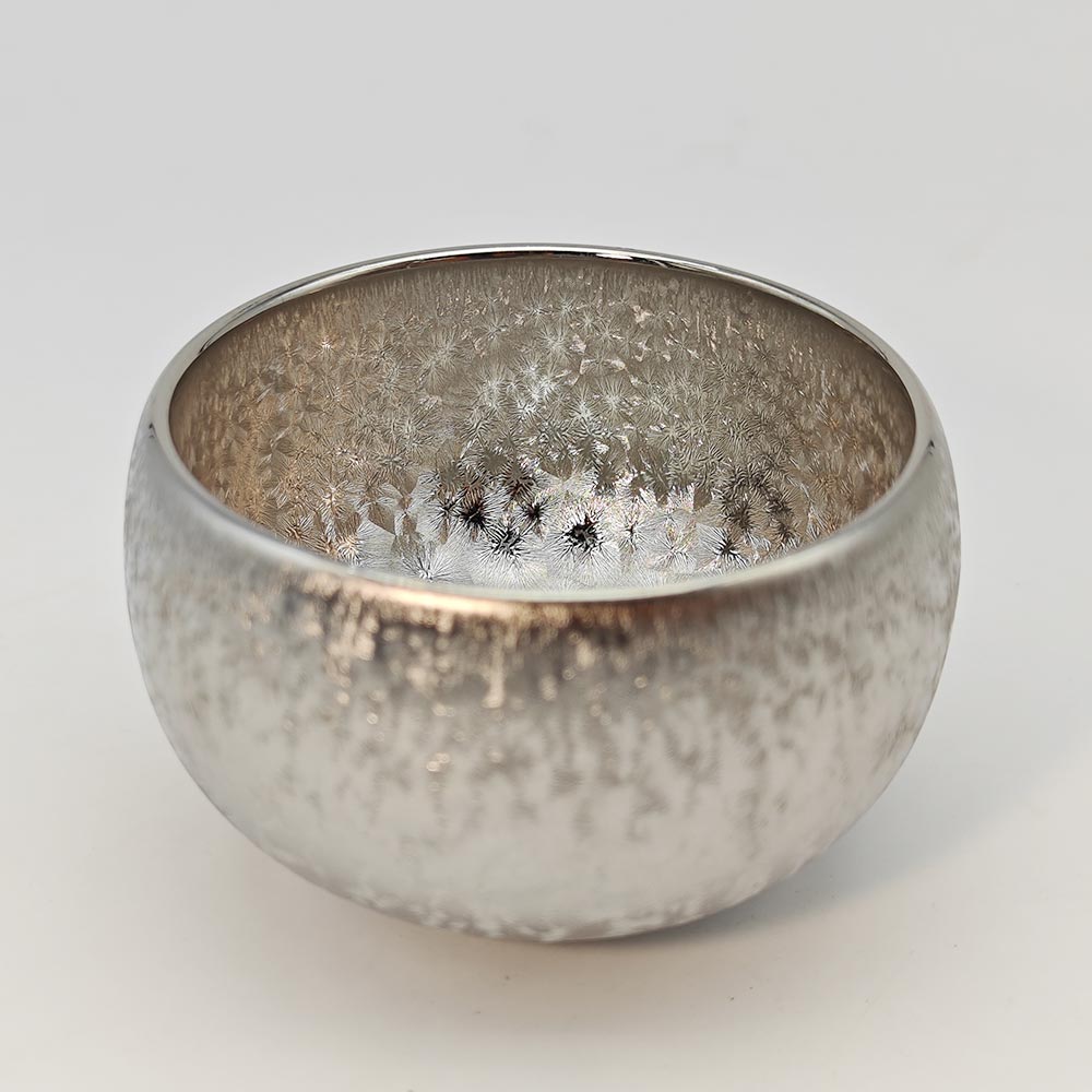 Silvery Frosted Jianzhan Tenmoku TeaCup Tasting Cup Tea Bowl