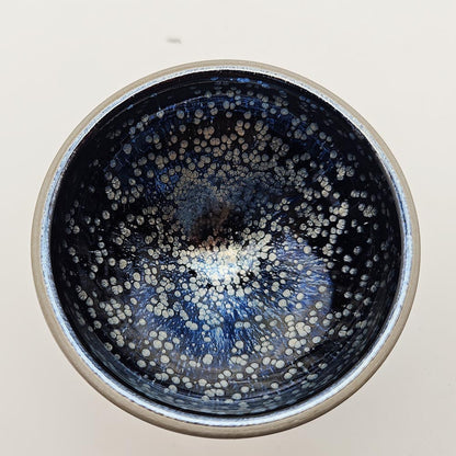 Blue Starry Night Sky Jianzhan Tenmoku TeaCup Tasting Cup Tea Bowl