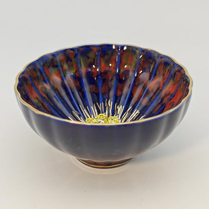 Golden Blue Peacock Jianzhan Tenmoku TeaCup Tasting Cup Tea Bowl