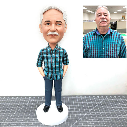 Personalized Bobbleheads Fathers Day, Customized Bobblehead